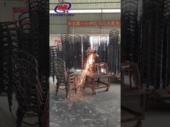 Muebles del acontecimiento de la silla de Crystal Ice Napoleon Back Resin Chiavari para la boda