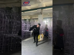 Napoleon/Tiffany/claro Crystal Transparent de Giovanni Acrylic Resin Chair Wedding